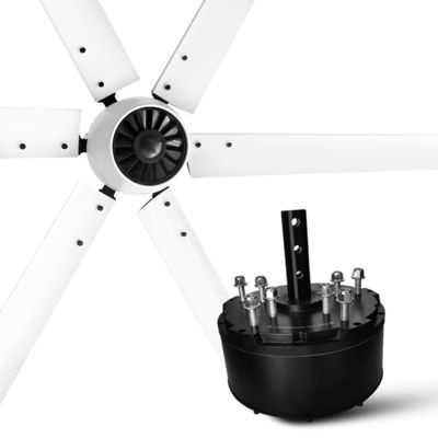 Malasia Tecnología 24FT/20FT Gran ventilador de techo con gran flujo de aire y longitud del ventilador 3-8M