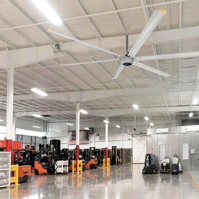 800 m3/h Volumen de aire 6,1-7,3 M Volumen alto Ventilador de ventilación de baja velocidad para circulación de aire