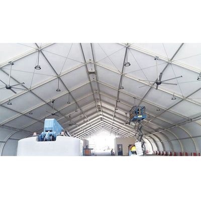 Ventilador de techo para el sitio de construcción Ventilación 3.6m Volumen alto 1500W 220V Ventilador HVLS de 10 pies