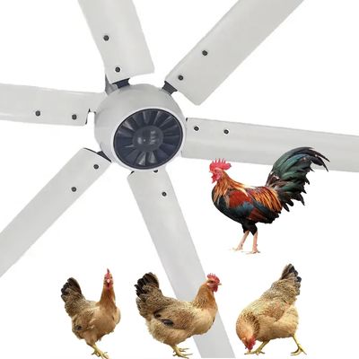Ventilador de techo eléctrico industrial grande con motor PMSM