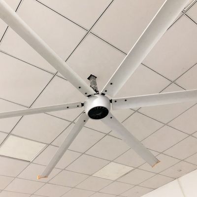 Ventilador de techo eléctrico industrial grande con motor PMSM