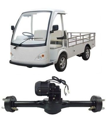 Capacidad de carga de 400 kg Vehículo eléctrico de tres ruedas con sistema de conducción del motor BLDC