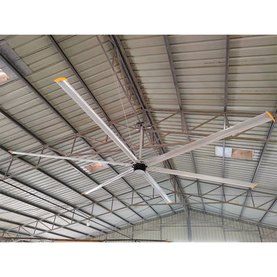 220V 1500w 12ft 14ft 16ft Industrial AC sin escobillas HVLS Refrigeración del techo Bldc PMSM Motor de ventilador
