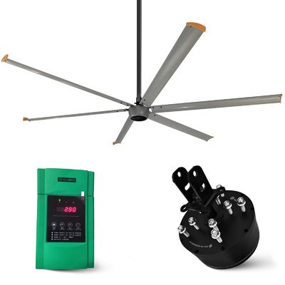 220V 750W Magneto permanente AC sincrónico HVLS Refrigeración de techo BLDC PMSM Motor de ventilador
