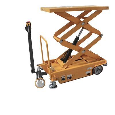 1150 mm/1200 mm Tamaño de horquilla Equipo de elevación multidireccional Elevadora eléctrica portátil