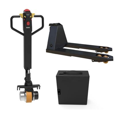 Tractor eléctrico de montacargas con altura mínima de elevación de 80 mm y longitud de tenedor de 1150 mm/1200 mm