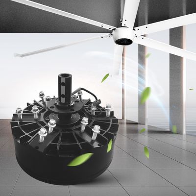 Potente 220V / 380V 1500w HVLS BLDC motor de ventilador de inducción para taller de viento grande de 16 pies 18 pies