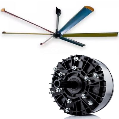 Alta velocidad 400W 3 Fase 220V Industrial sin escobillas DC HVLS Refrigeración de techo Bldc Motor de ventilador