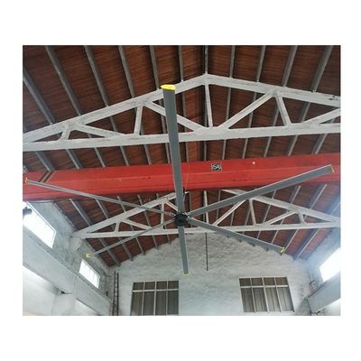 Volumen de aire de 800 m3/h 1.5kw AC Motor de ventilador de enfriamiento de fase única para ventilador de techo industrial